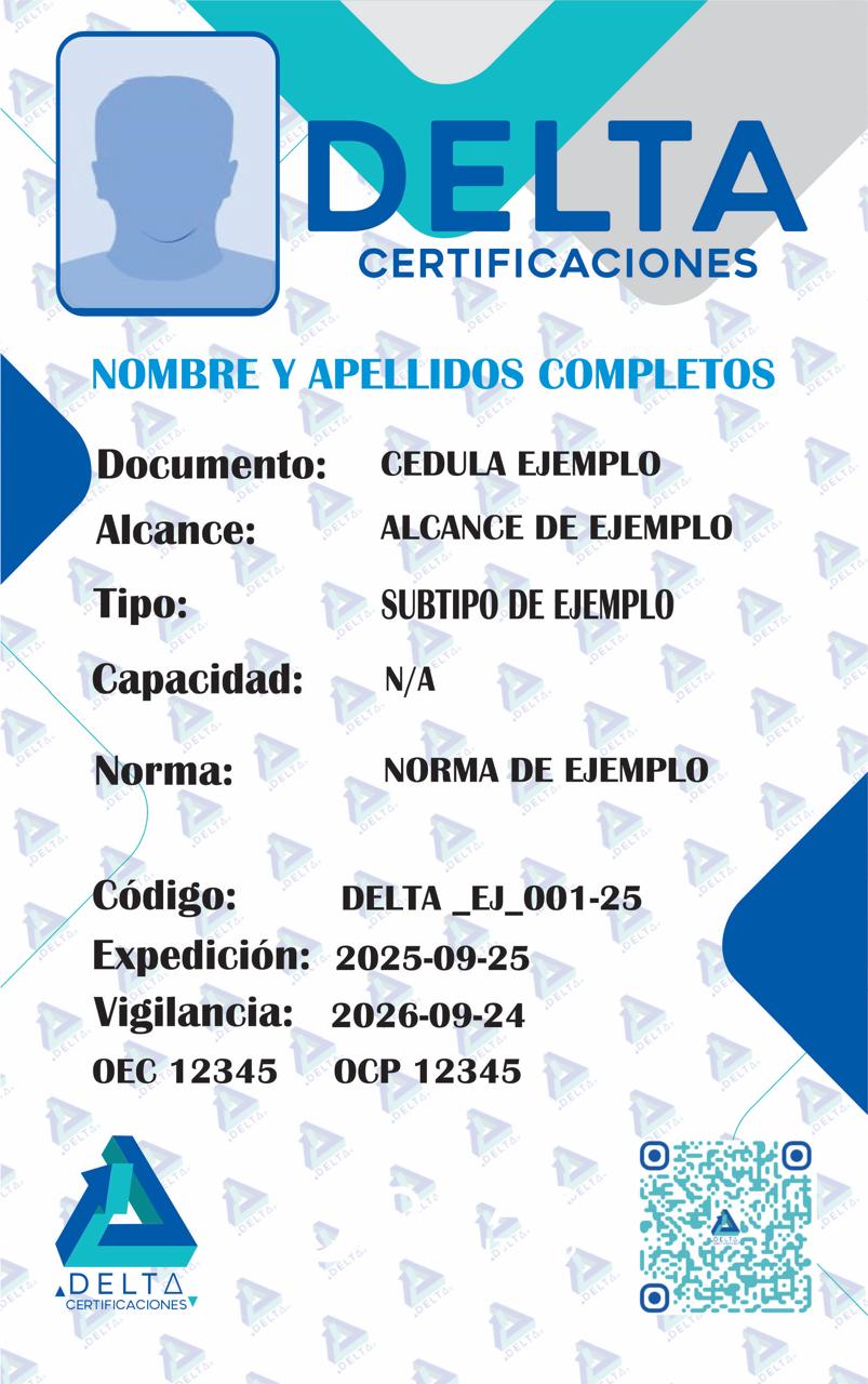 Ejemplo carné Delta